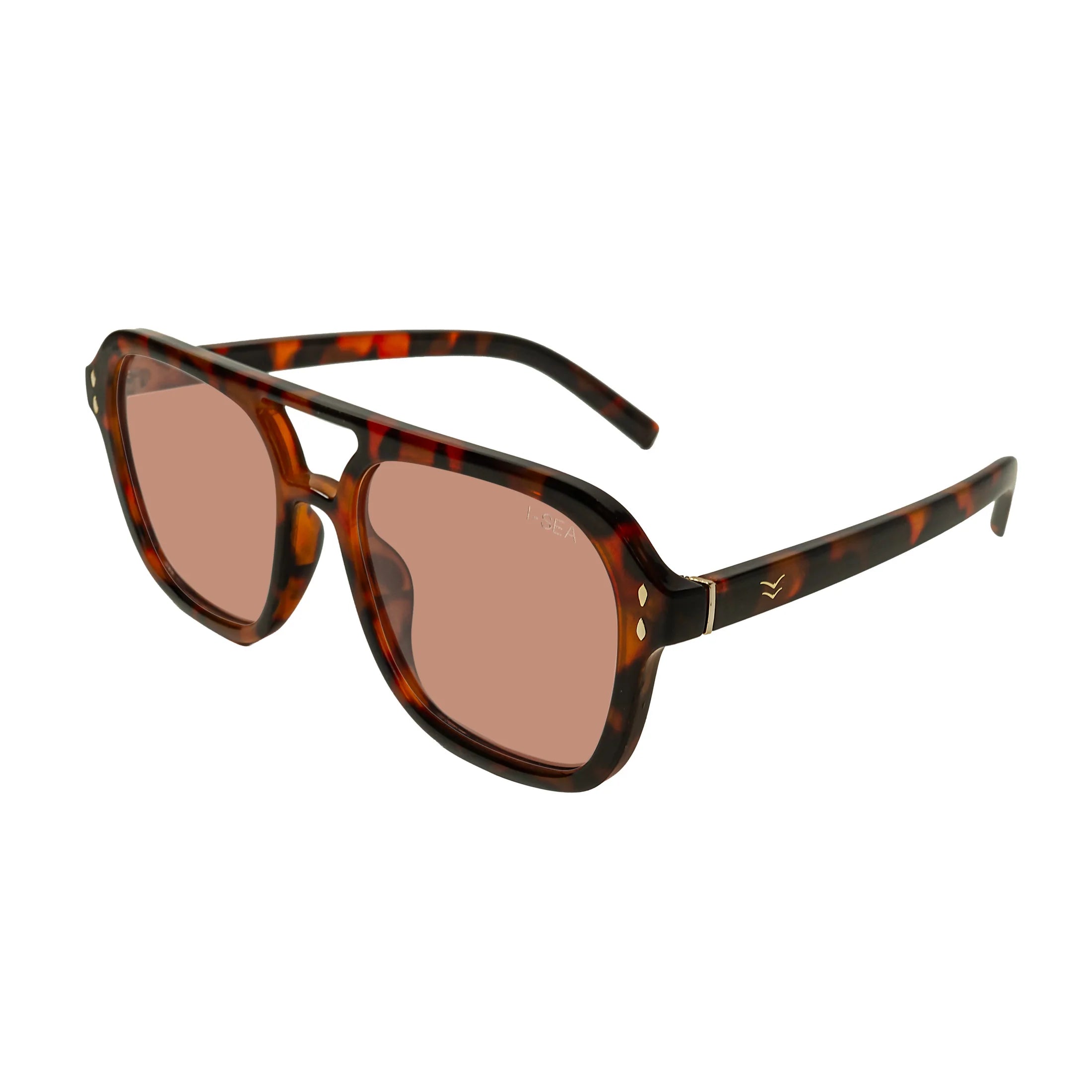 Monaco Tort/Peach Sunglasses