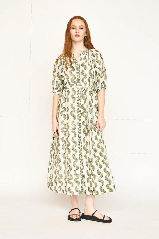 Somerset Dress In Dill Orchard