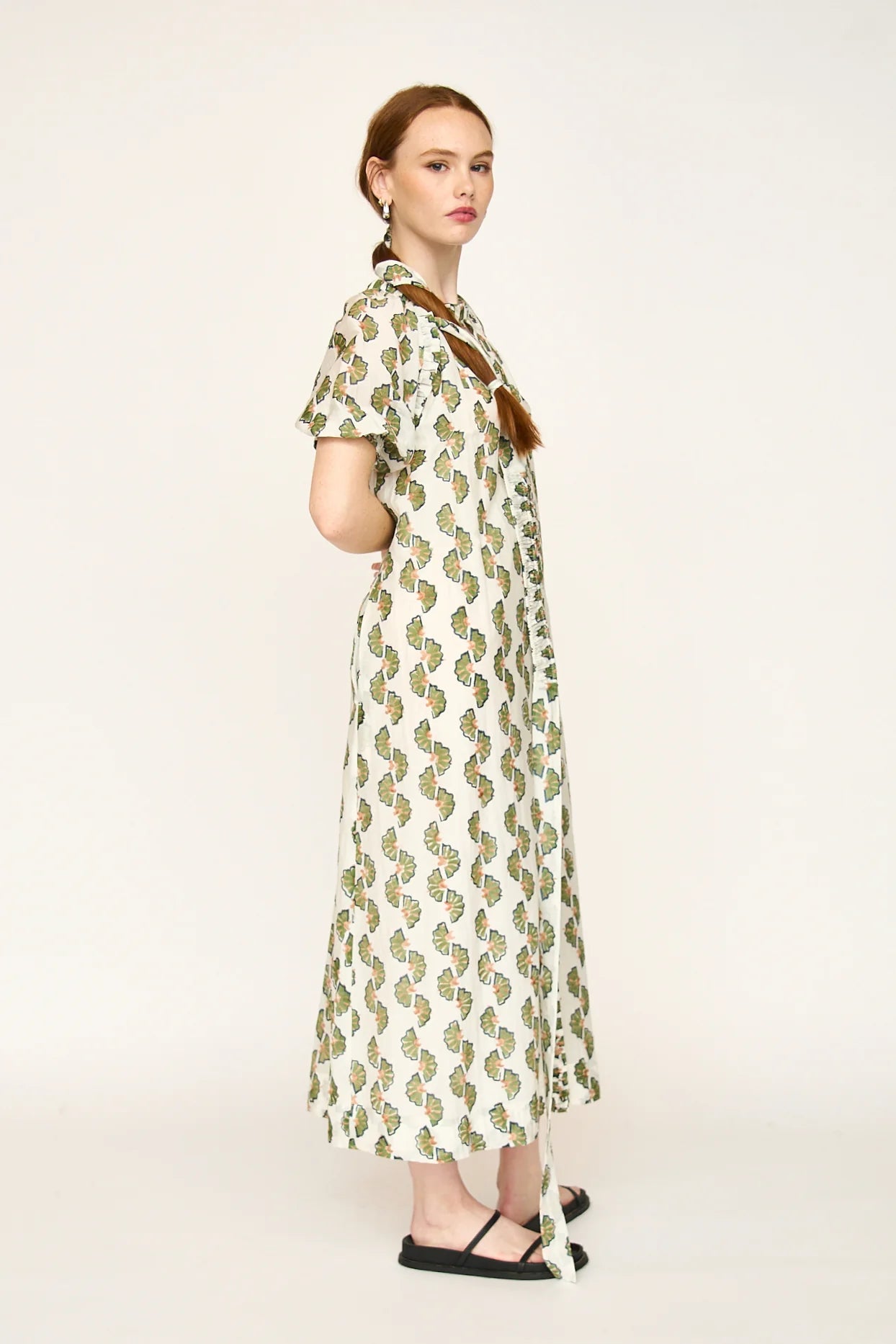 Somerset Dress In Dill Orchard