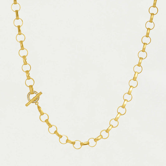 Petit Pave Statement Chain Necklace