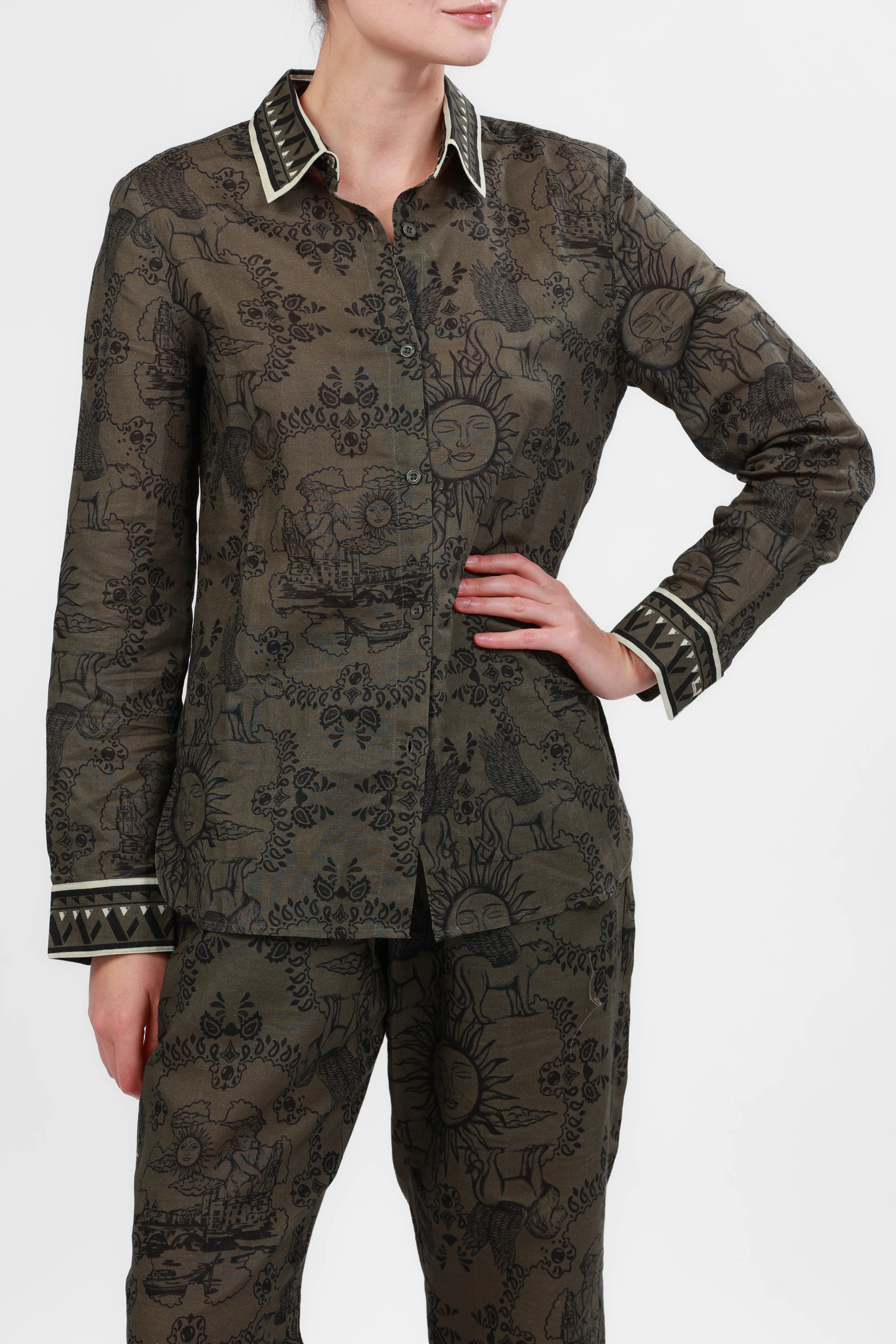 Italian Coast Green Shirt