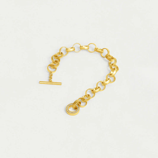 Petite Pave Statement Chain Bracelet