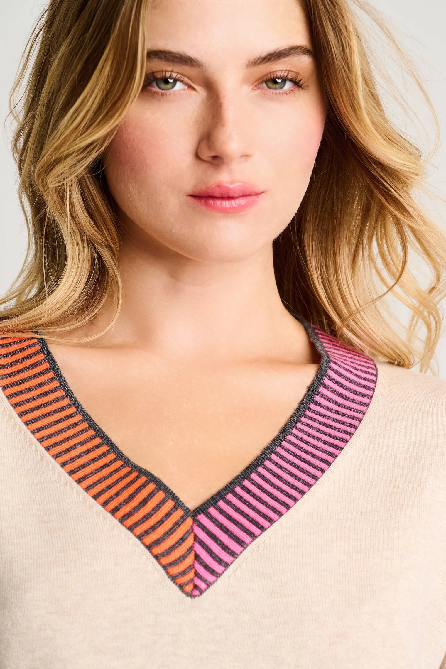 Ribbed & Ready in Almond