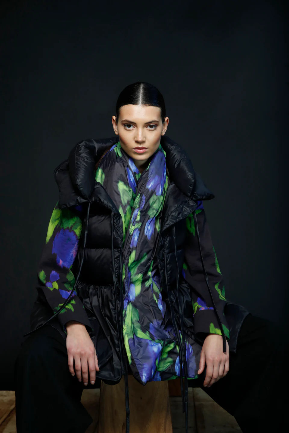 Psophia Bubble Hooded Down Puffer Vest