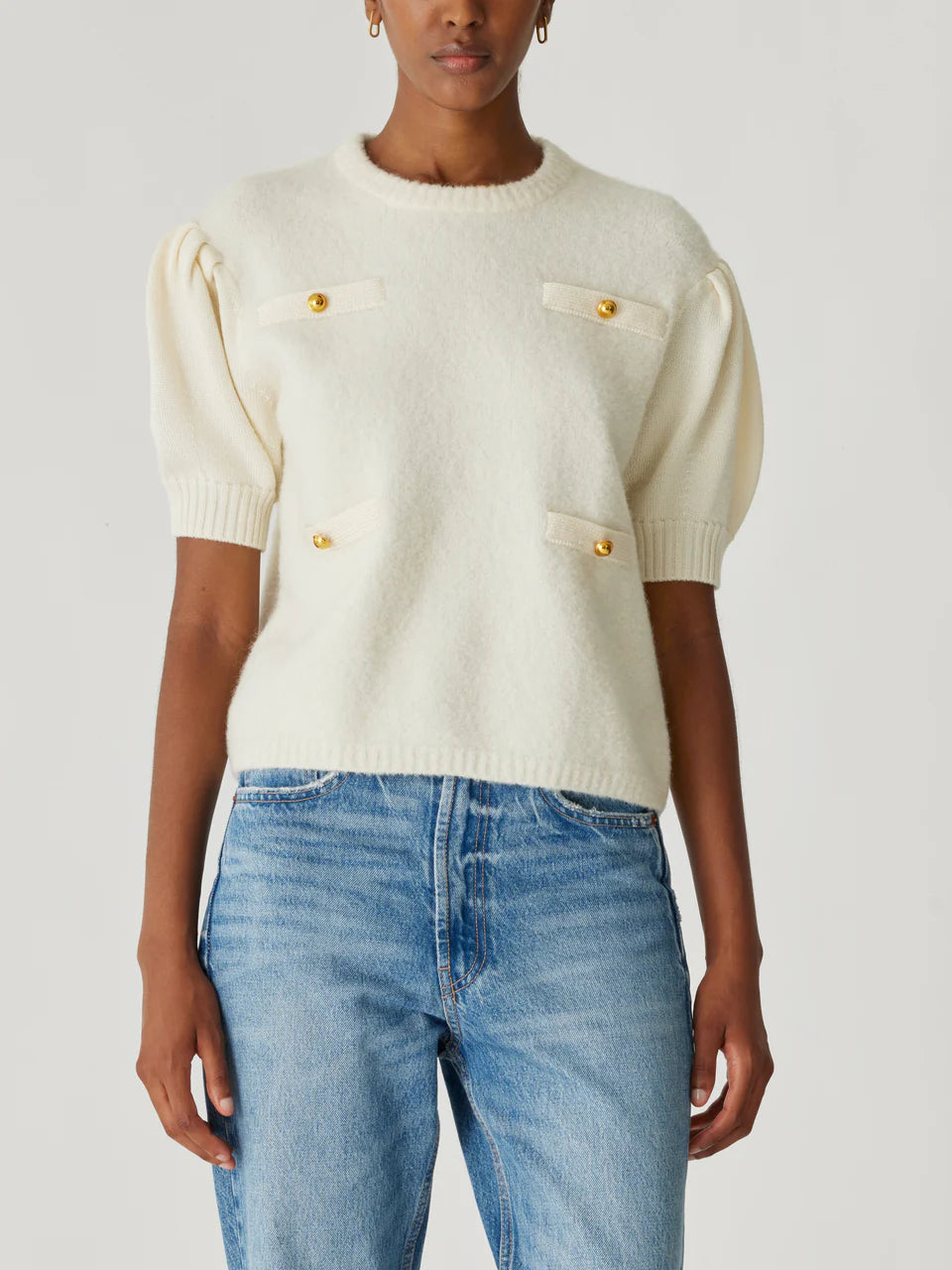 Boucle Texture Lady Top