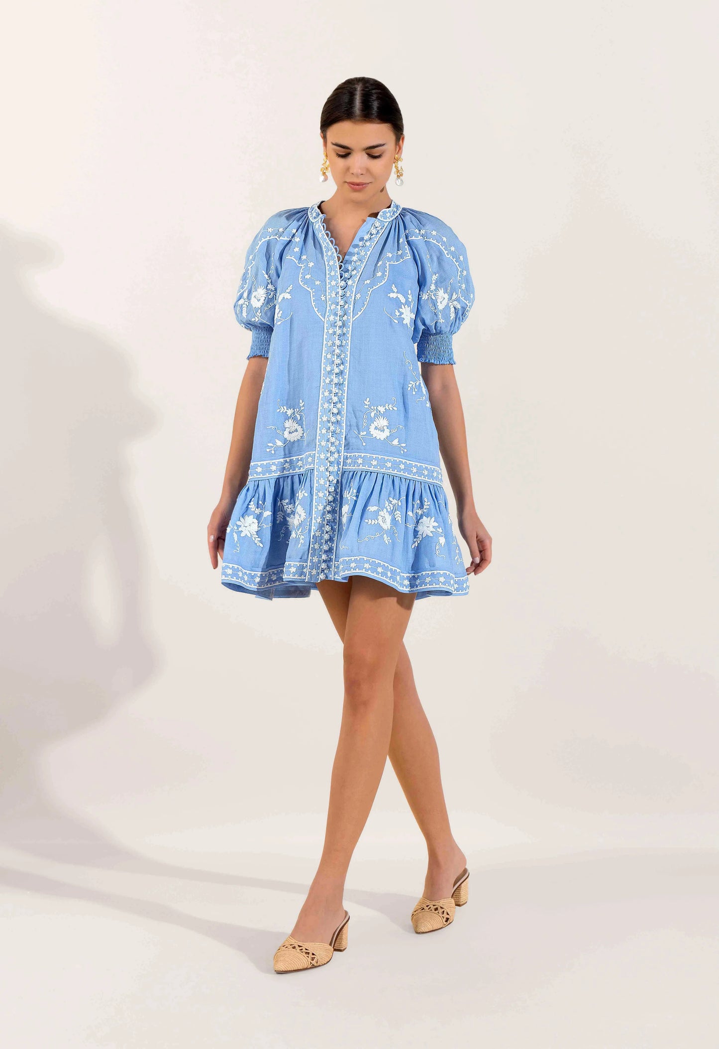 French Promenade Mini Dress