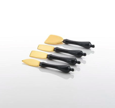 4 Piece Cheese Knife Set in Graphite