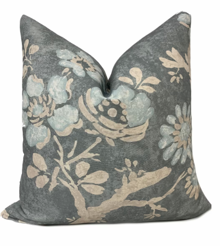 Thibaut Claudette in Robins Egg Pillow