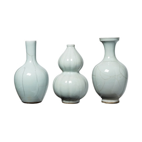 Crackle Celadon Bud Vase - 3 Sizes