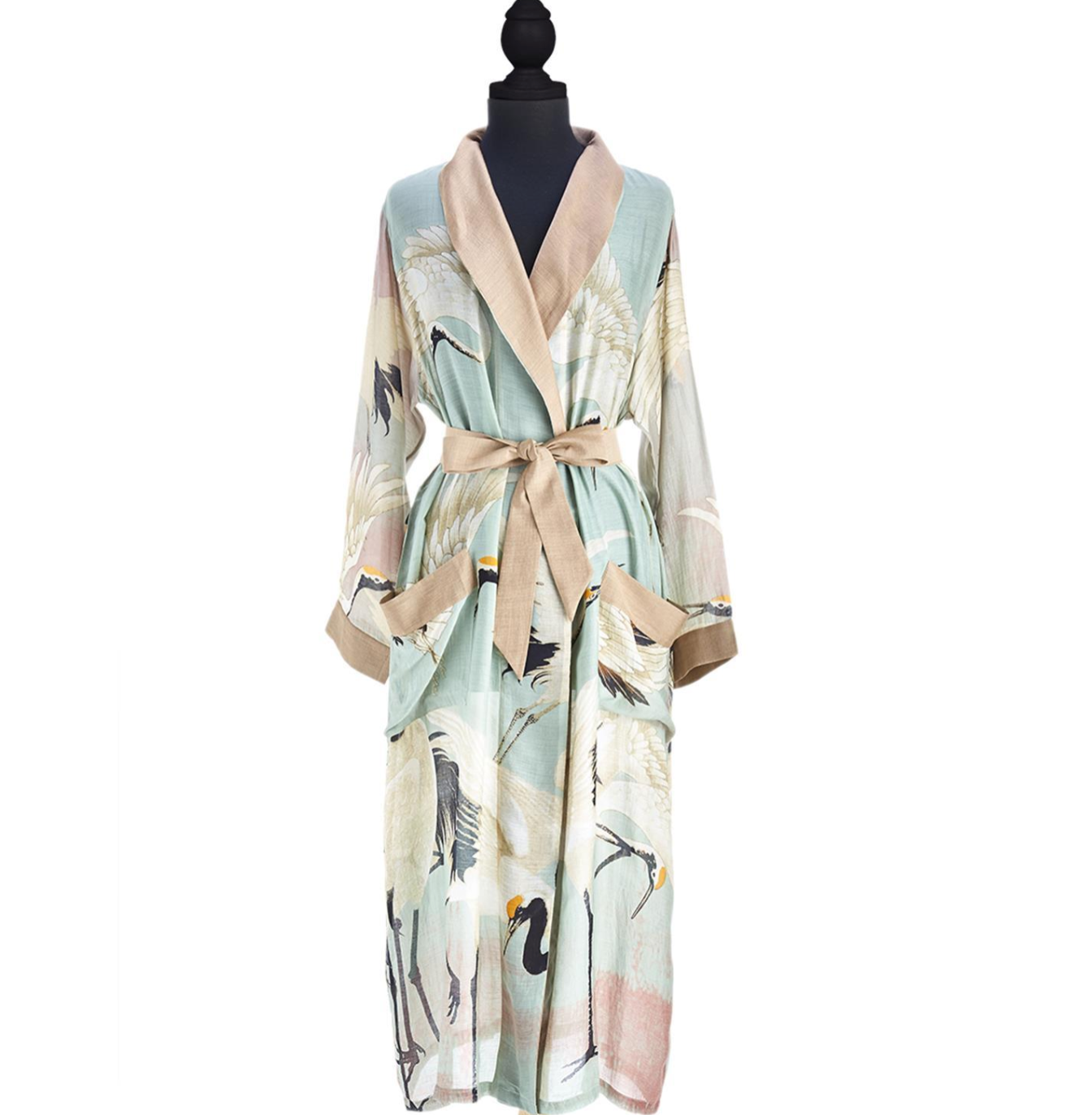 Aqua Heron Robe Gown
