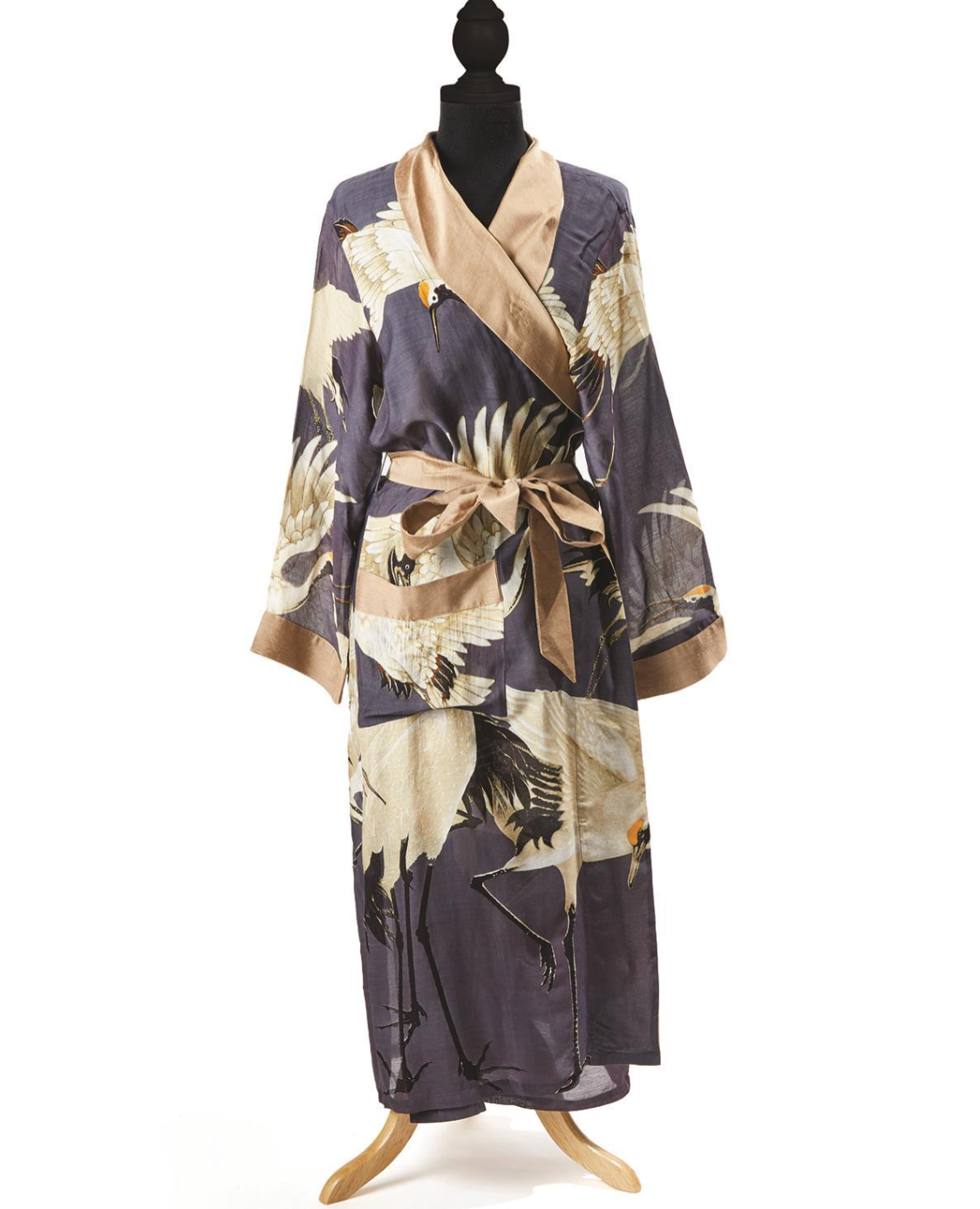 Heron Charcoal Robe Gown