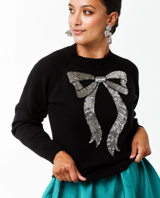 Delilah Long Sleeve Cotton Sweater