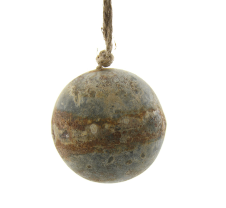 Rusticated Ball Ornament- Set of 3
