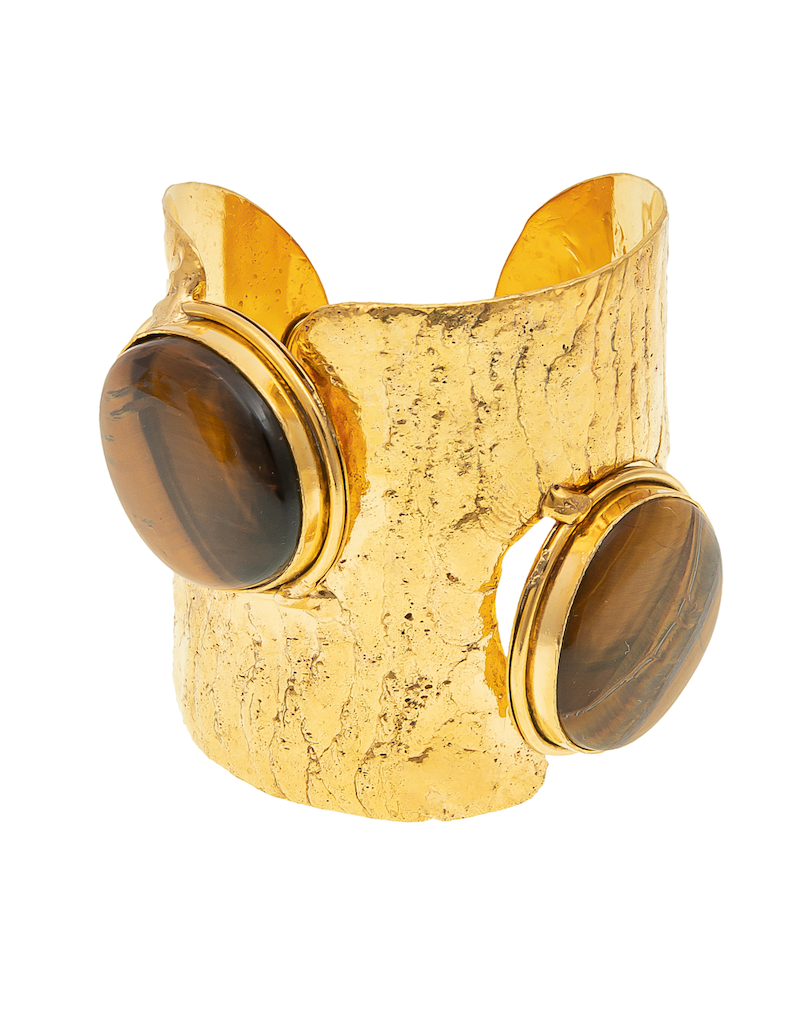 Tiger Eye Ajouree Cuff