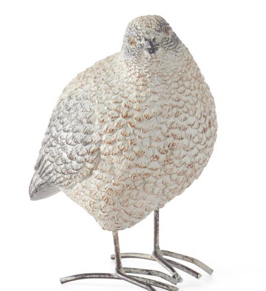 Distressed Whitewashed Quail