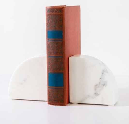 Marble Bookends-Pair