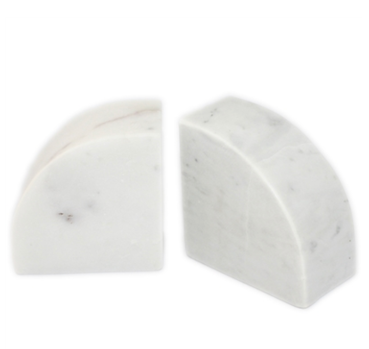 Marble Bookends-Pair