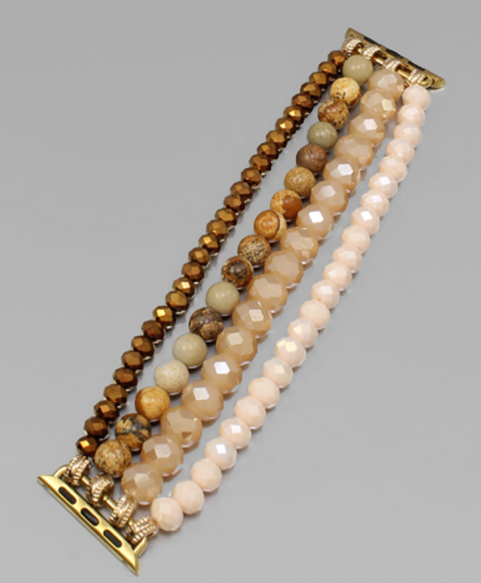 Stone and Bead I-Watch Band