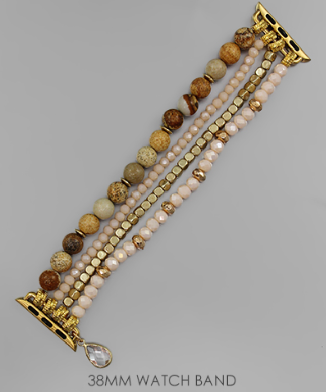 Stone and Bead I-Watch Band