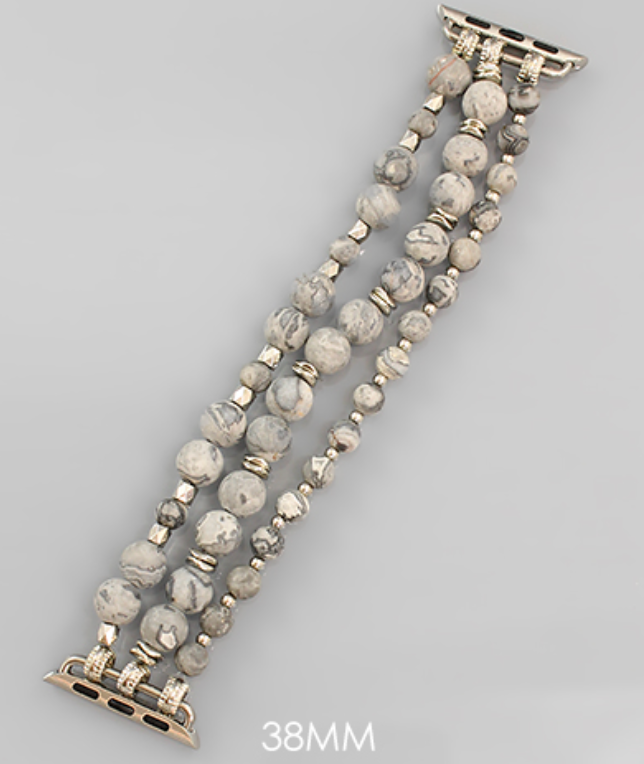Stone and Bead I-Watch Band