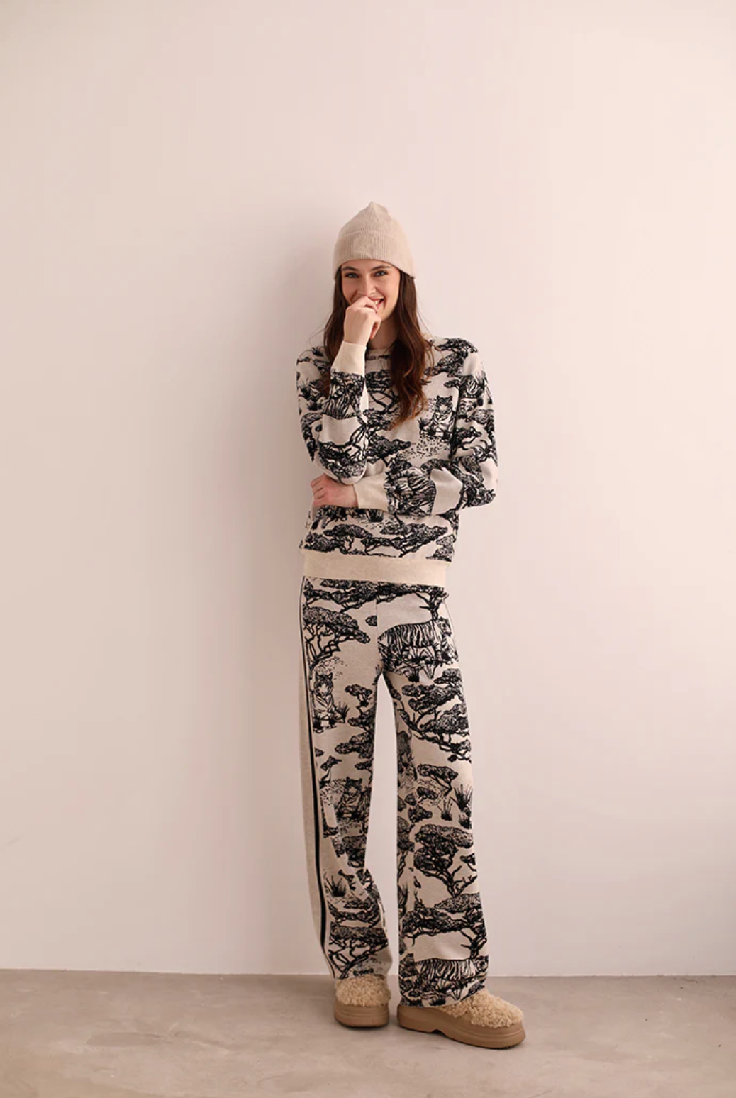 Safari Pant Black & White