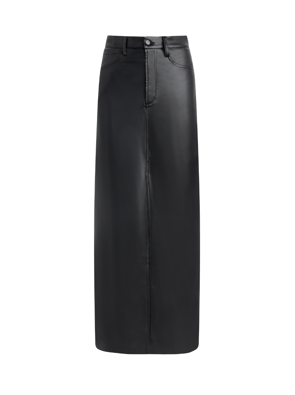 The Martine Maxi Skirt Vegan Leather