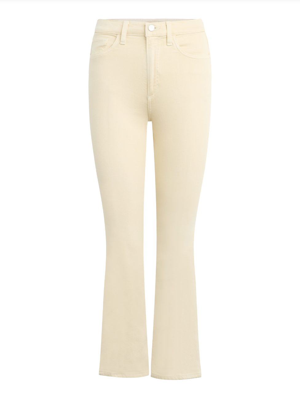 The Callie Cropped Bootcut in Creme Brulee