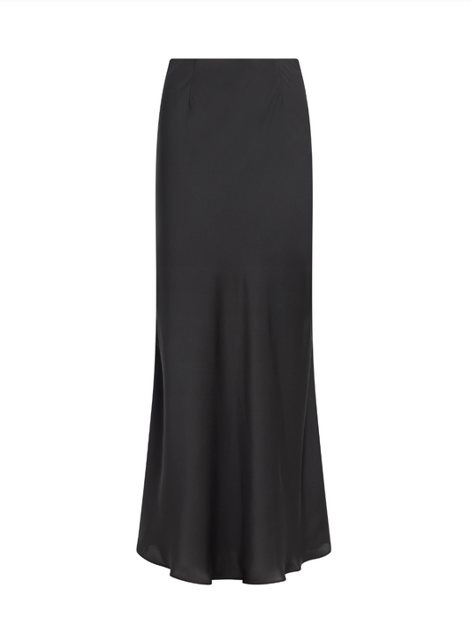 The Ines Satin Maxi Slip Skirt