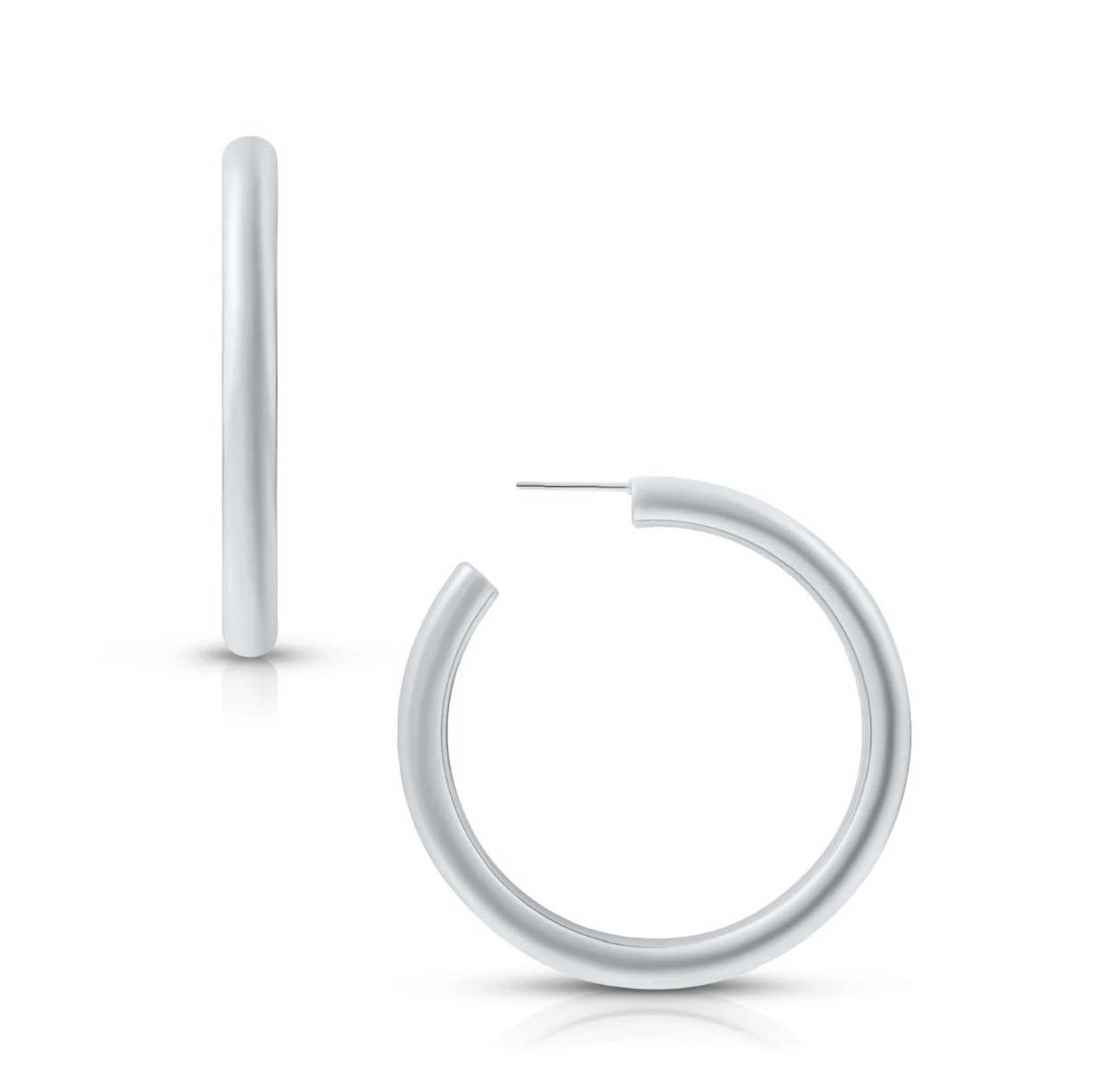 Flora Medium Hoop Earrings