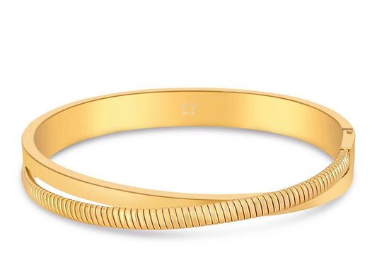 Halston Crossover Bangle Bracelet