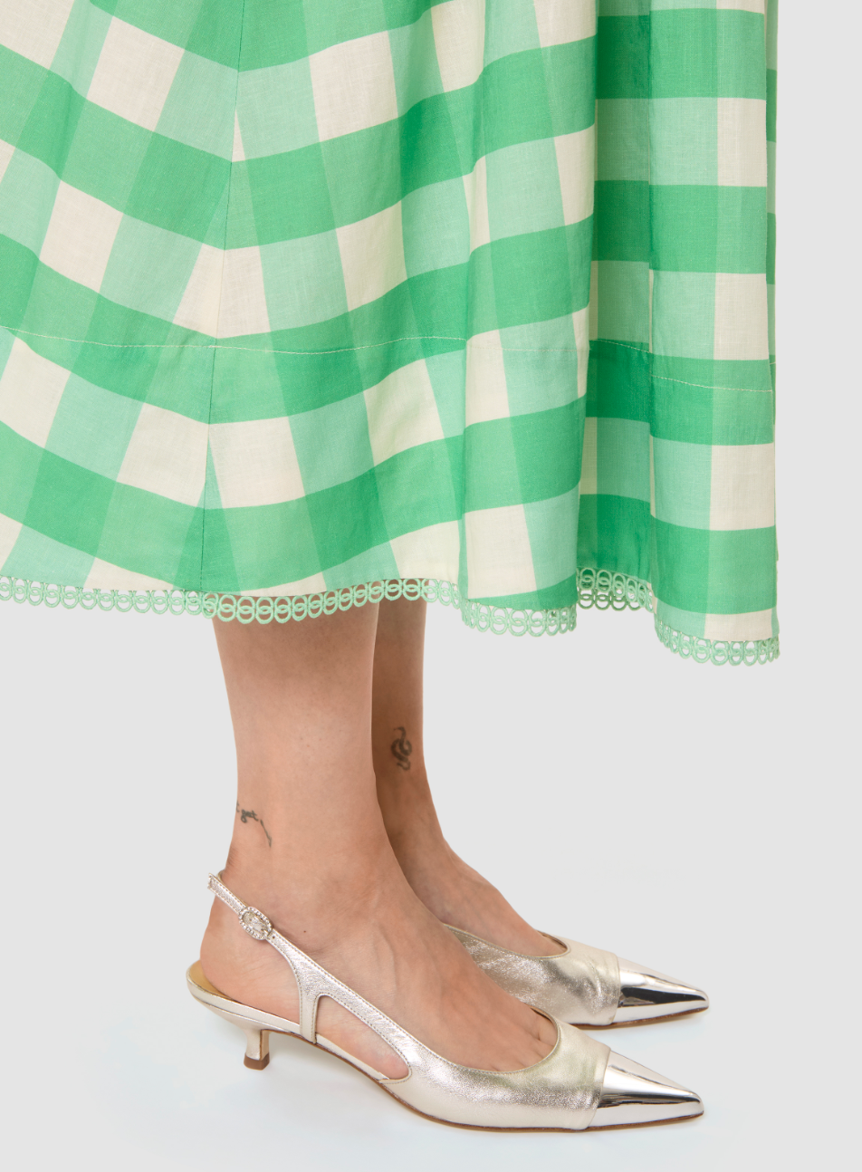 Javoue Gingham Skirt