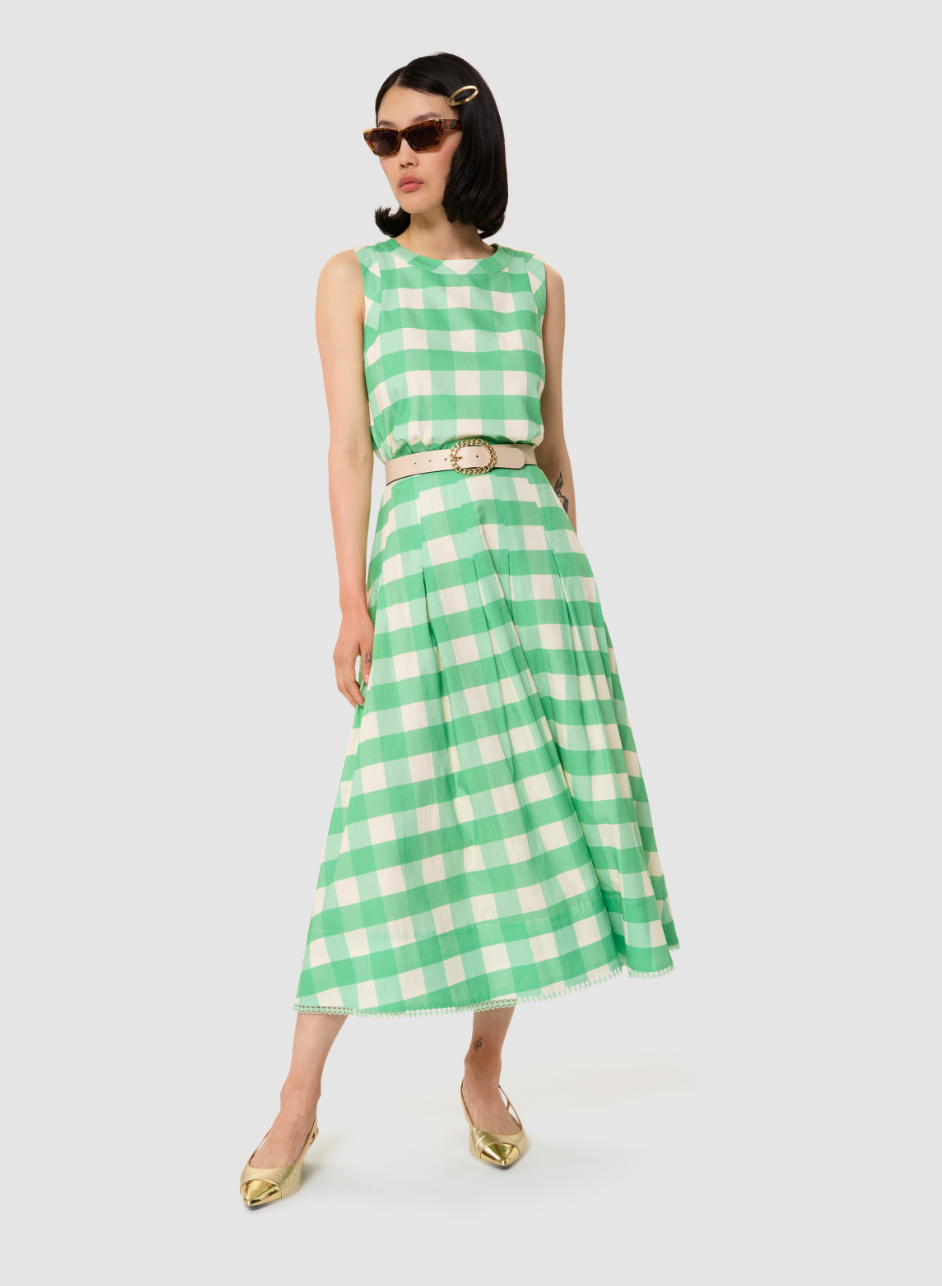 Javoue Gingham Skirt