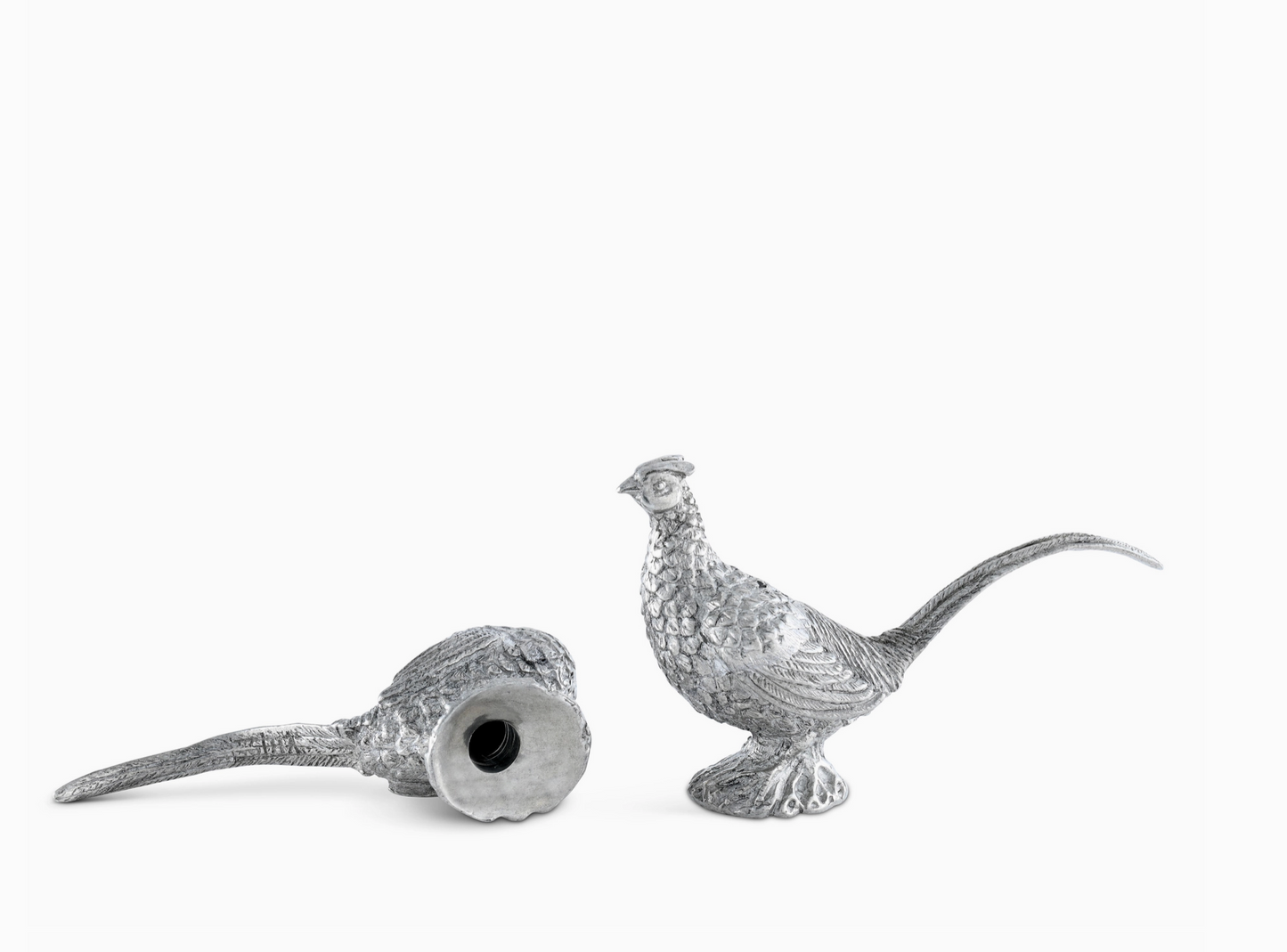 Pewter Pheasants Salt & Pepper Set