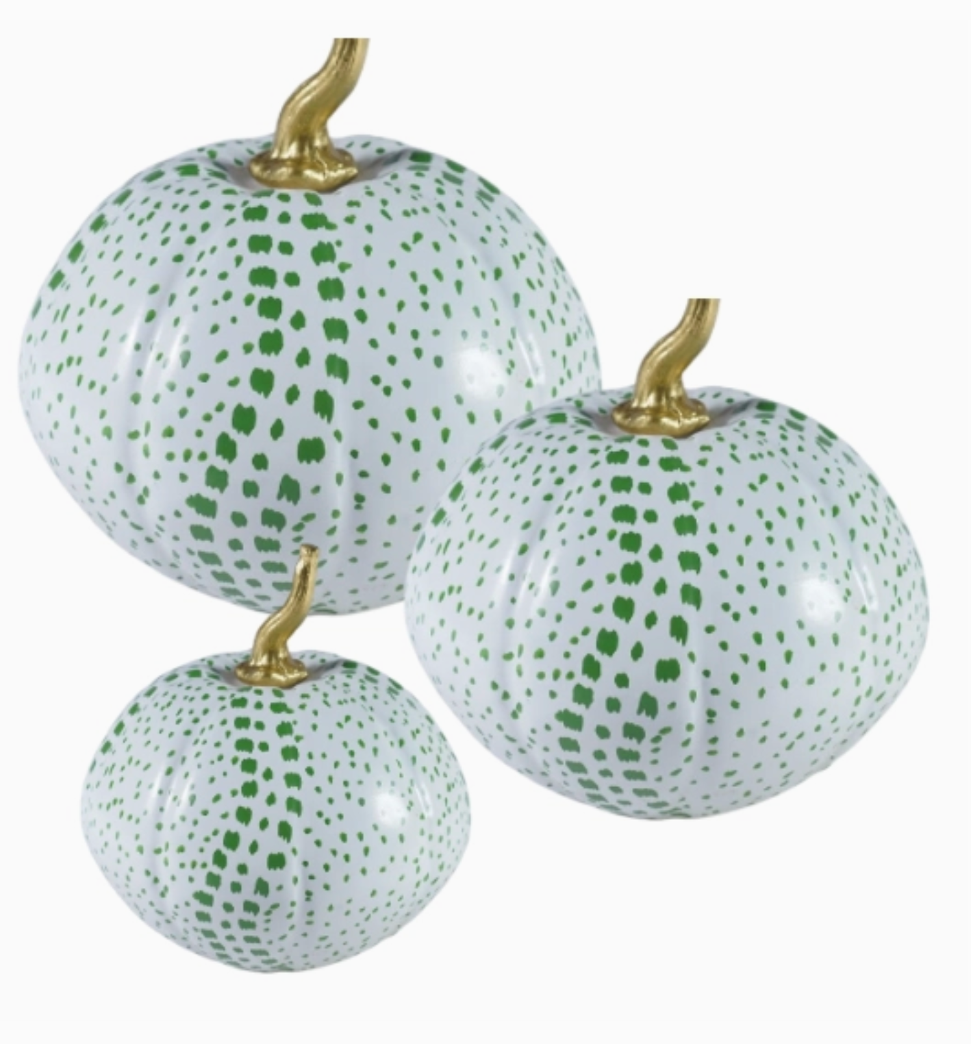 Incredible Green Dot Pumpkins