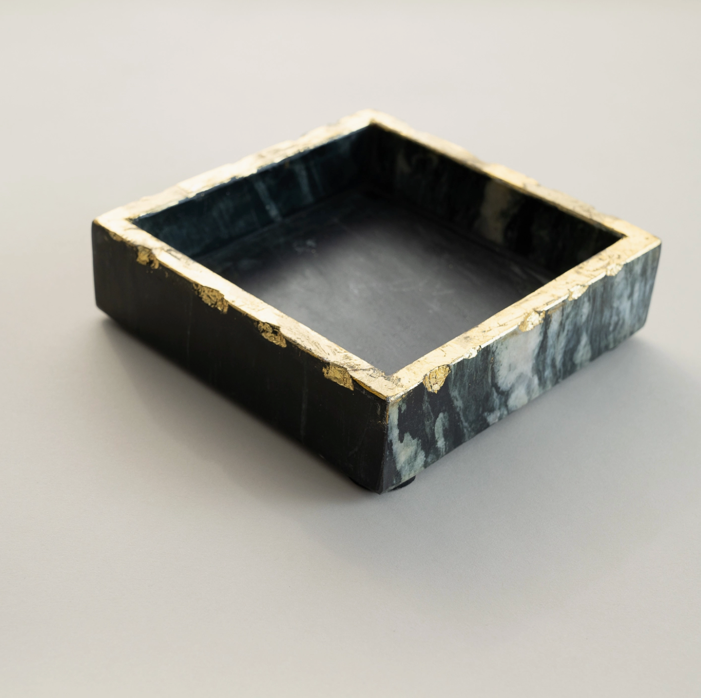 Black Marble Napkin Box