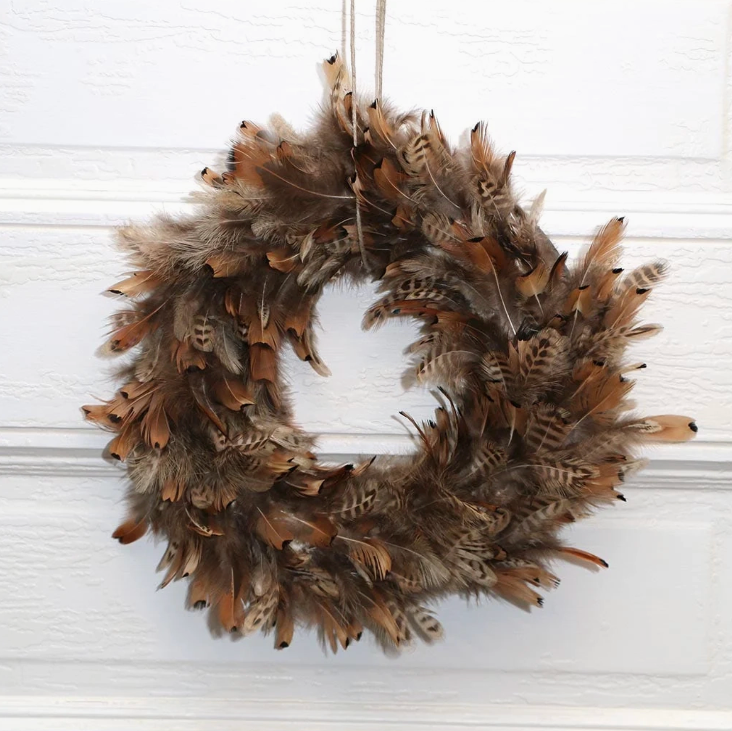 Pheasant Feather Wreath