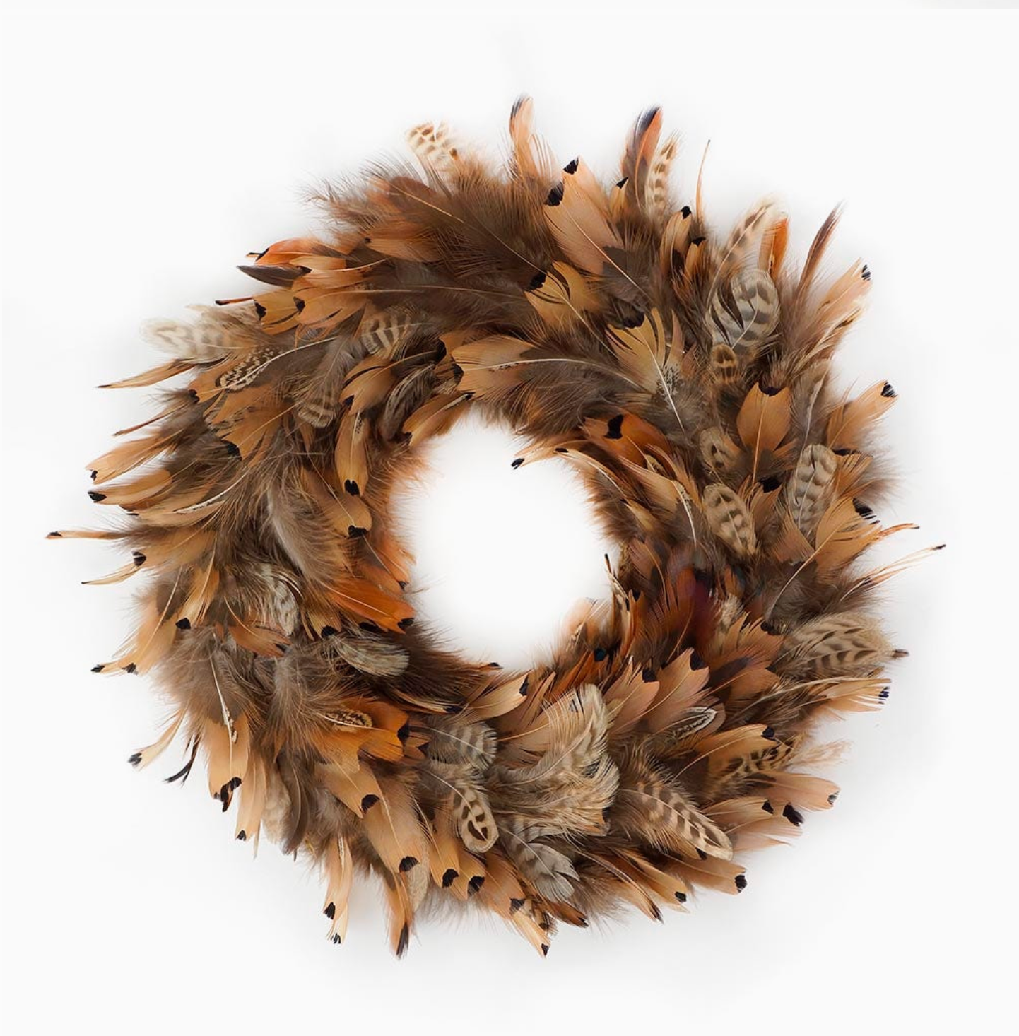 Pheasant Feather Wreath