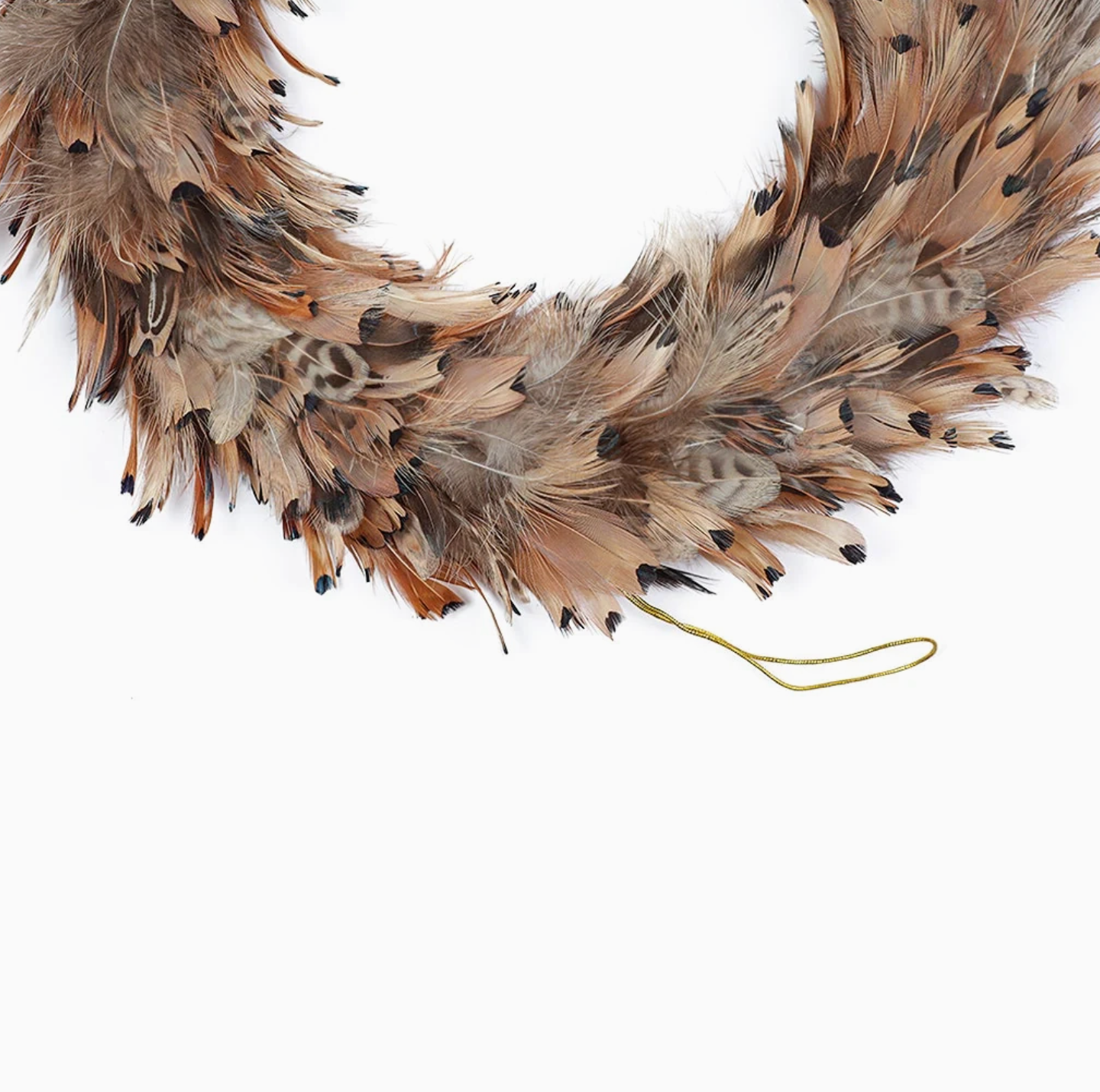 Pheasant Feather Wreath