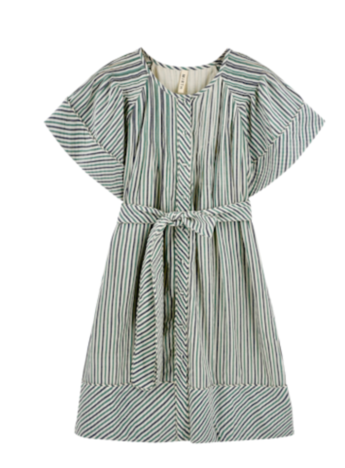Vienna Pintuck Short Dress