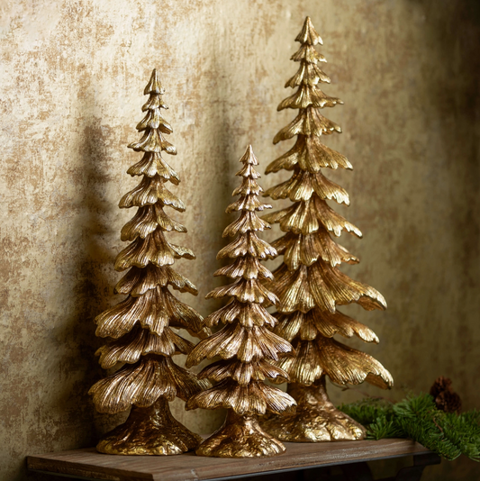 Ornate Gold Tabletop Trees