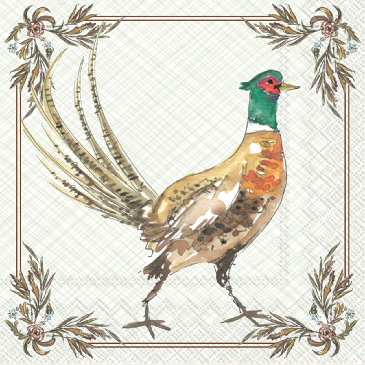 Pheasant Cocktail Napkins