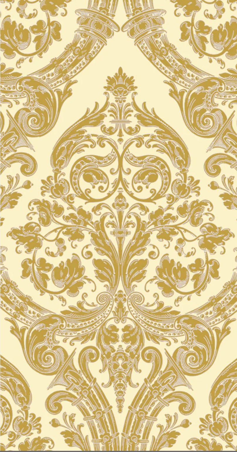 Cream and Gold Grandeur Guest Napkins