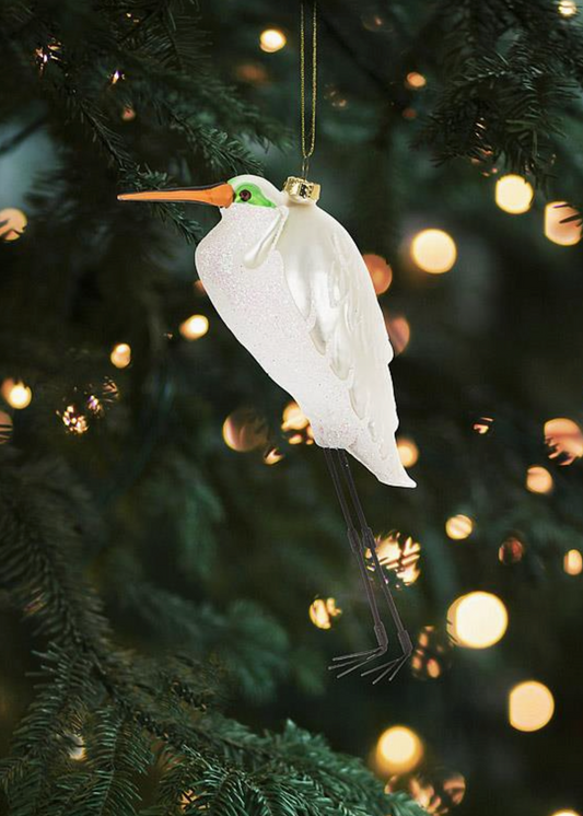 Great White Egret Ornament