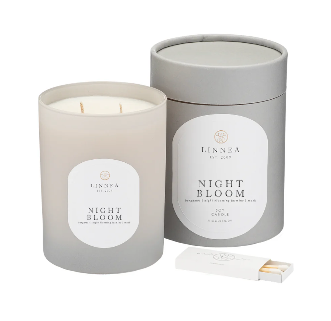 Night Bloom 2 Wick Candle