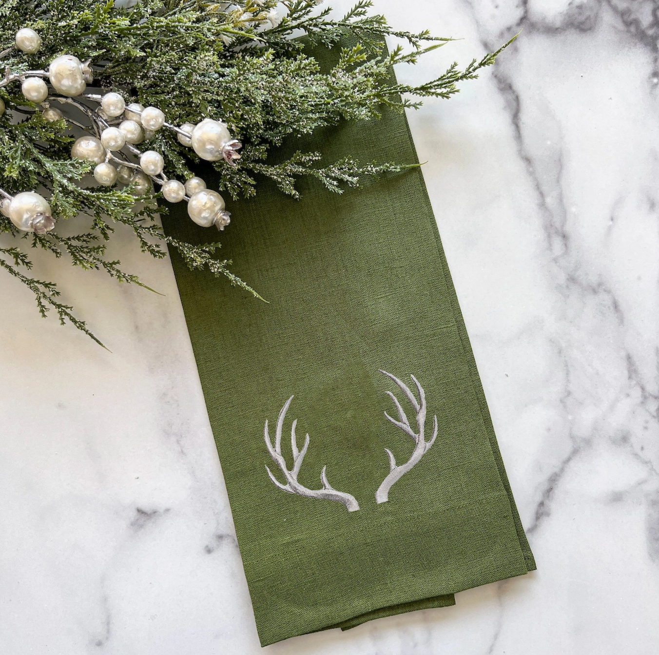 Antlers Linen Towel