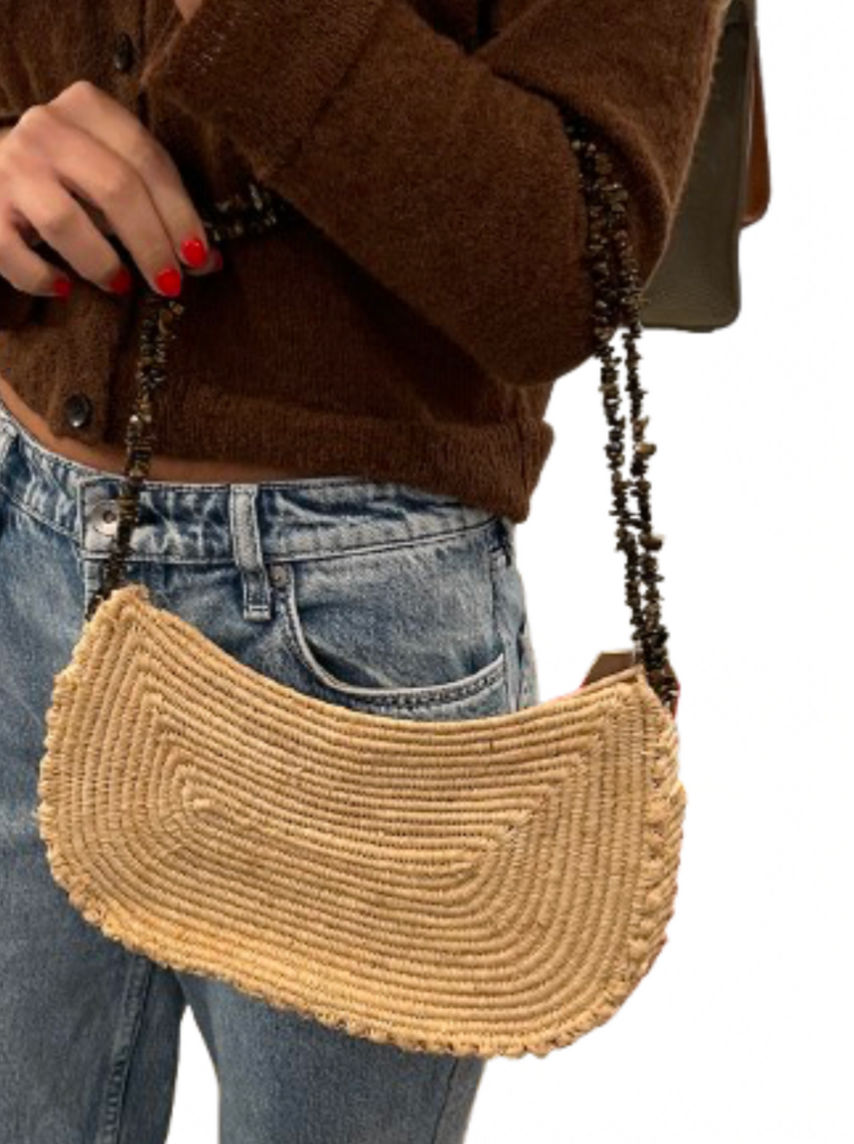 Bardot Raffia Handbag