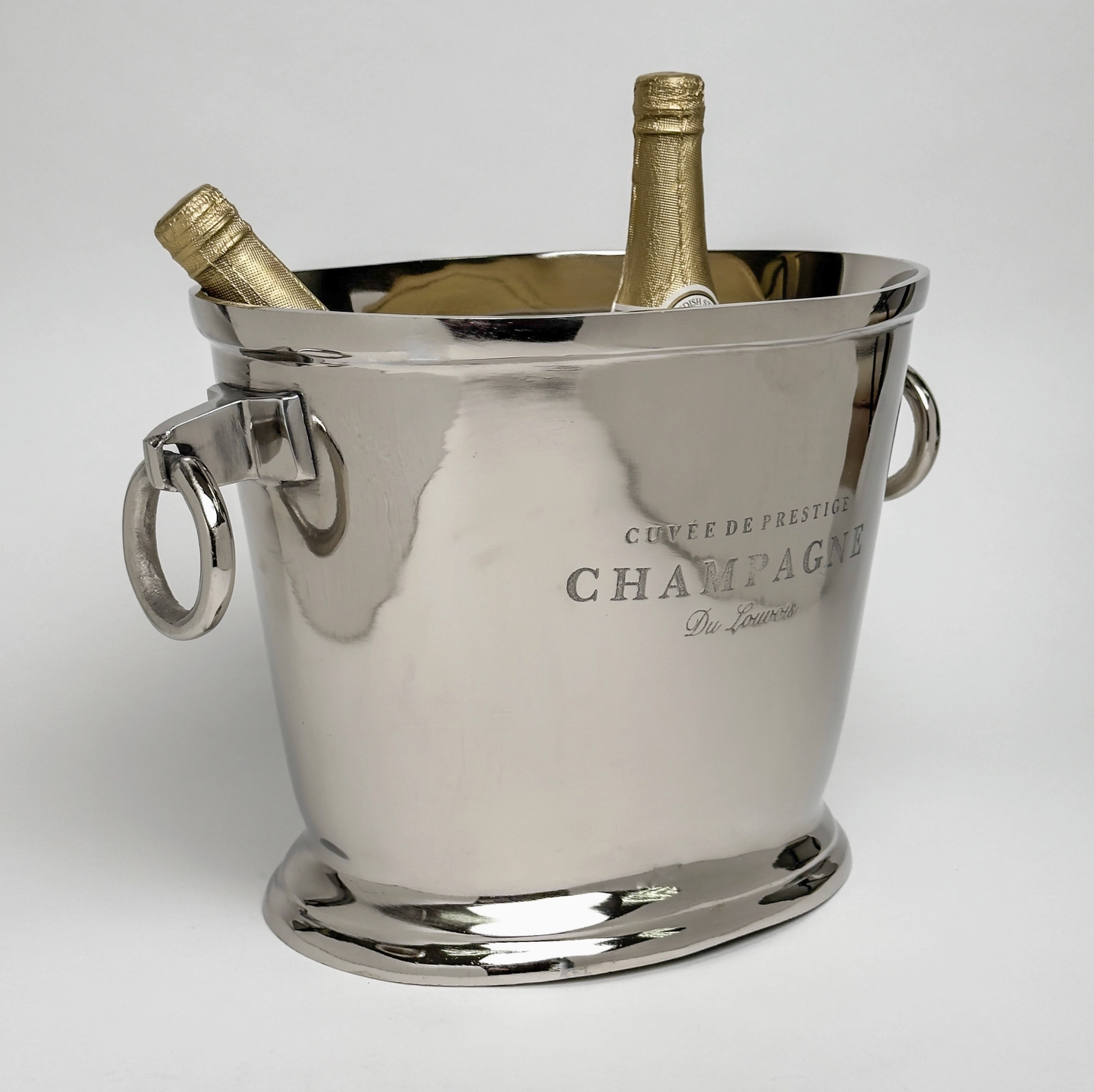 Polished Aluminum Champagne Bucket