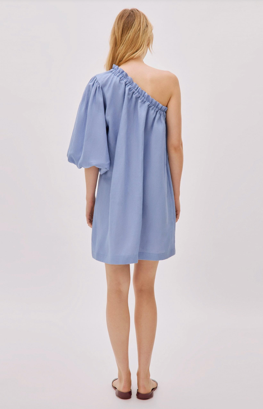 Florence Linen One Sleeve Dress