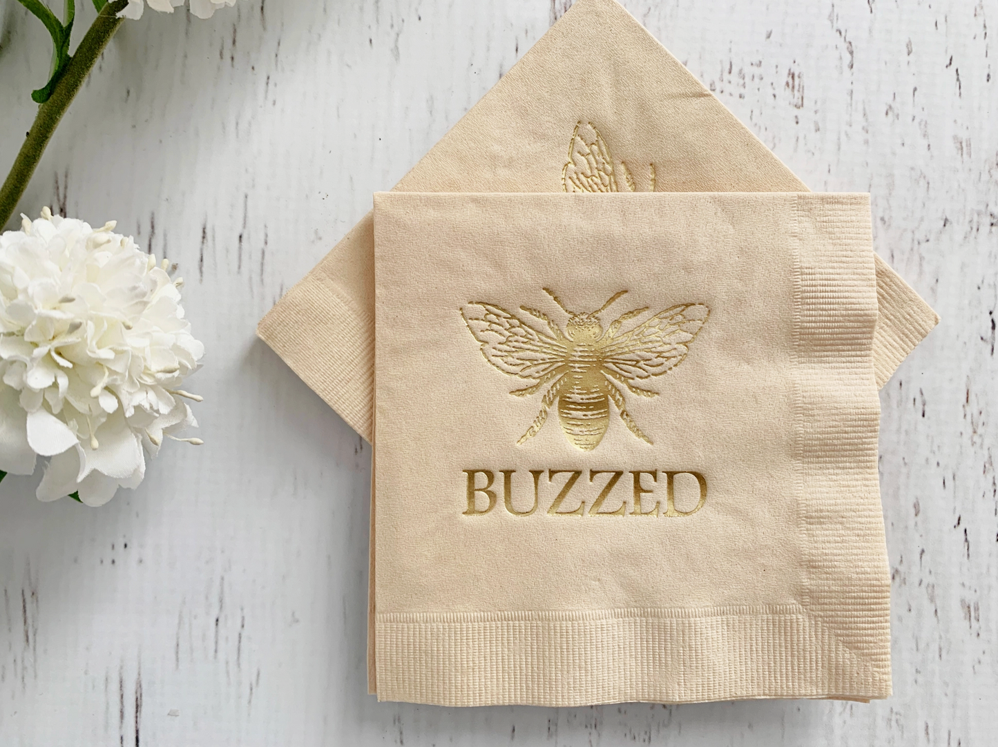 Buzzed Honeybee Cocktail Napkins