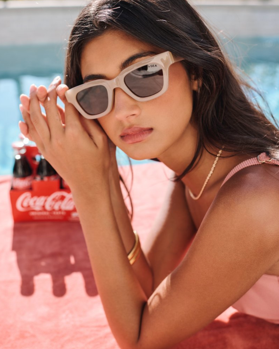 Banks Vanilla/Brown Sunglasses
